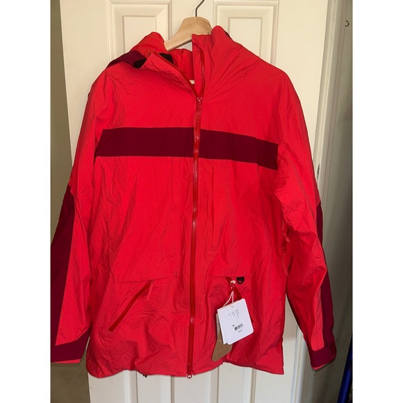 Obermeyer W Oberreute Jacket Womens Large Red Cosmo RECCO Ski Snowboard - Picture 1 of 5